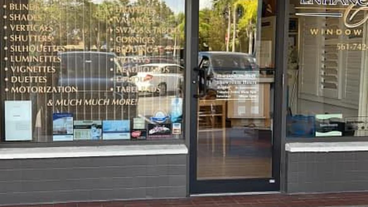 Fabric store in Boynton Beach, FL: Enhancement Window Design
