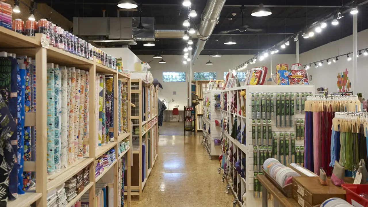 Fabric store in Cambridge, MA: gather here