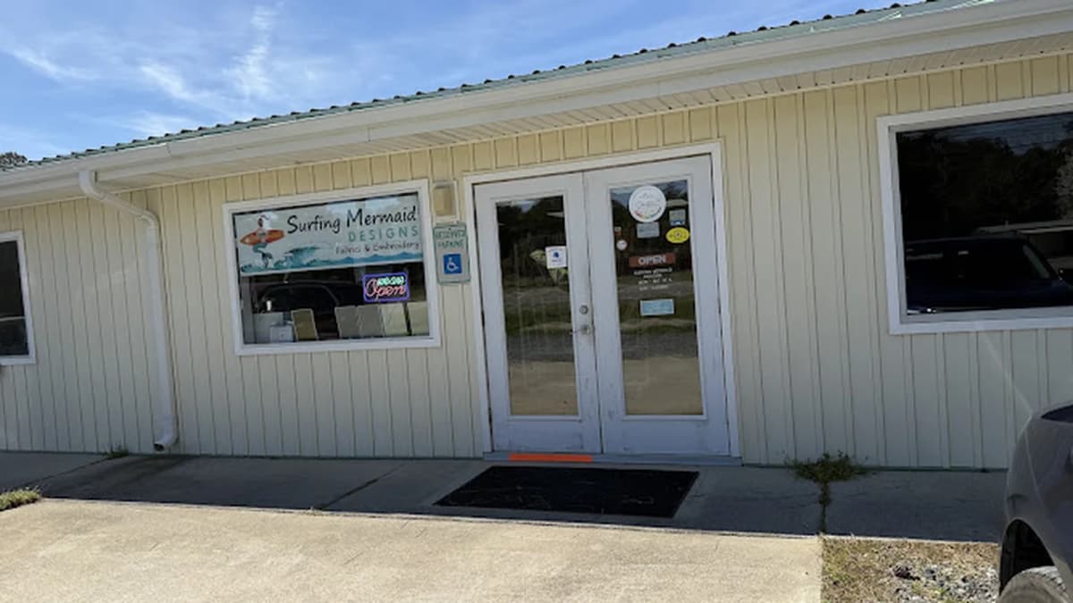 Fabric store in Harbinger, NC: Surfing Mermaid Designs