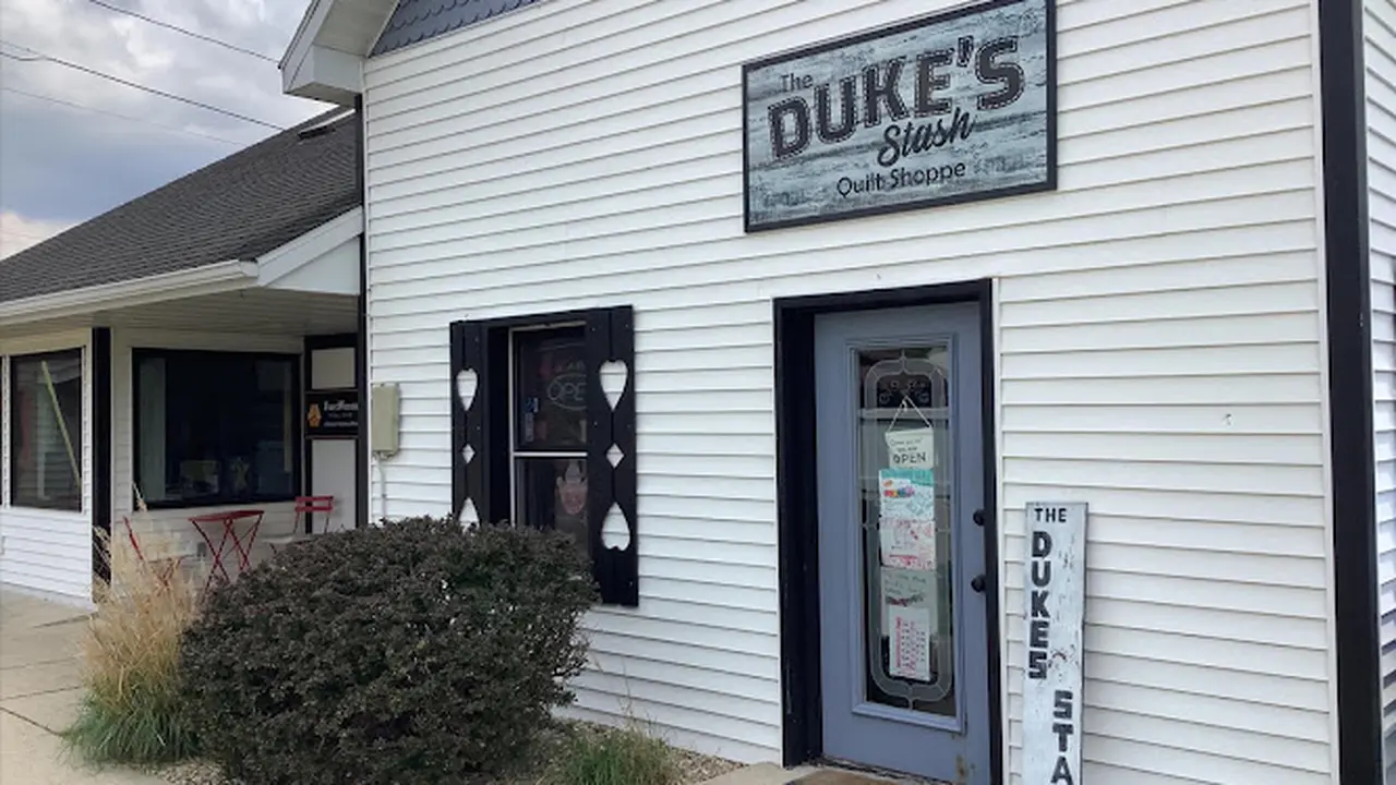 Fabric store in New Glarus, WI: The Duke's Stash