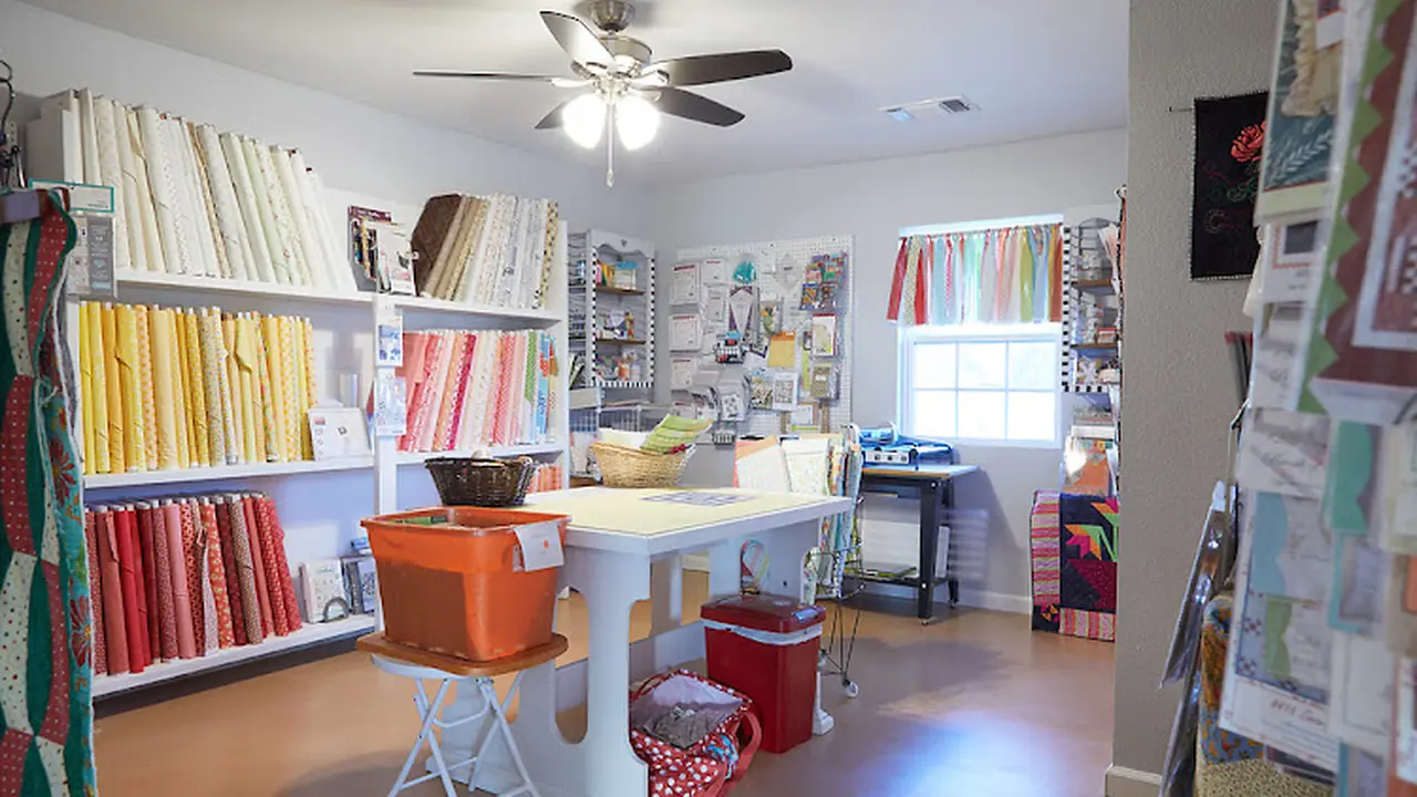 Fabric store in Priddy, TX: Quilts With A Heart Retreat & Shop